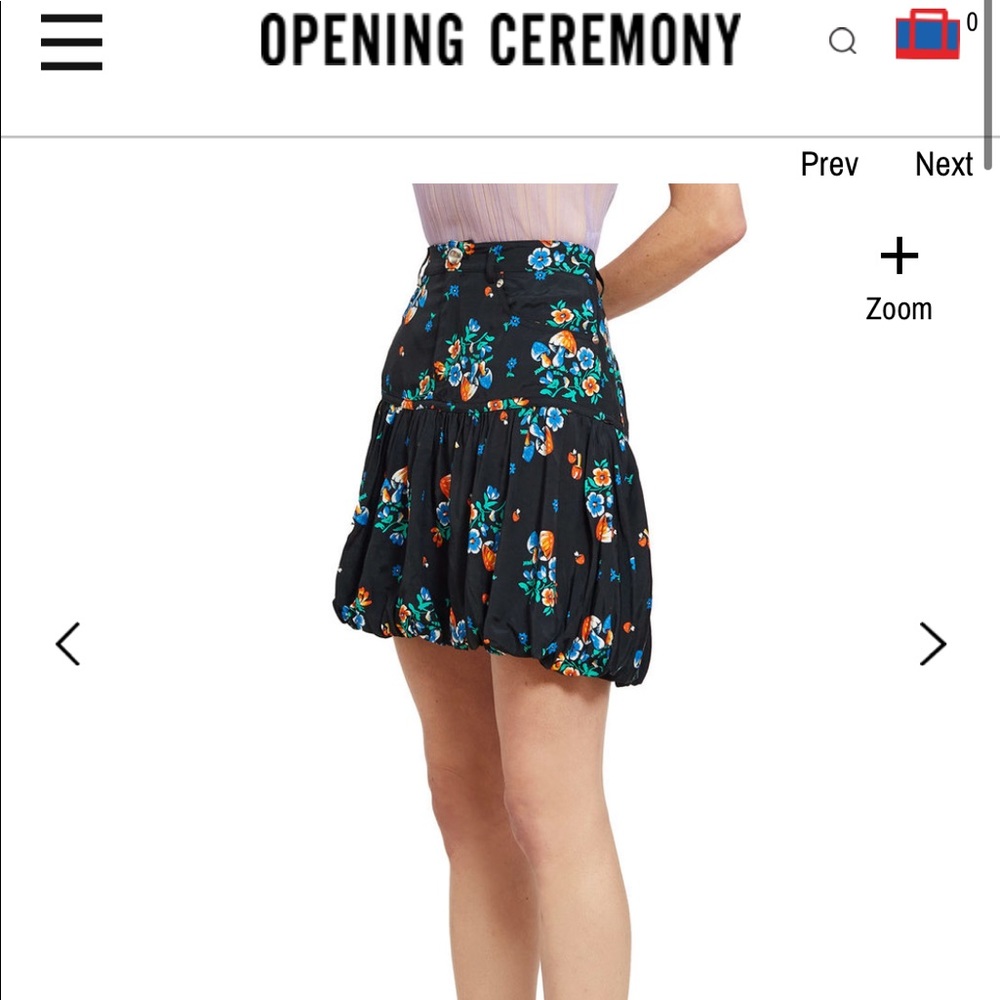 Opening Ceremony Floral Skirt